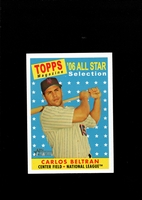 2007 Topps Heritage #486 Carlos Beltran AS  NEW YORK METS  MINT